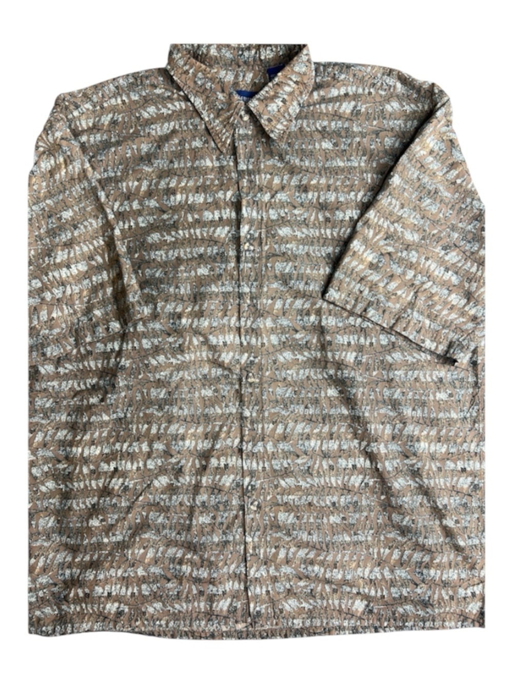 Van Heusen Tan & Cream Patterned Lightweight Shirt